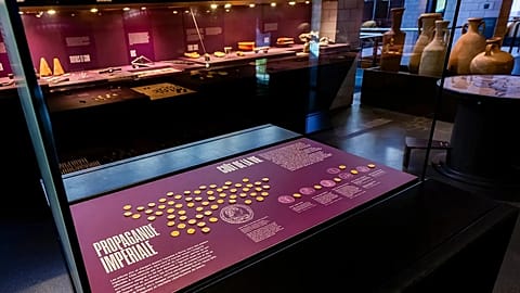 A view of the permanent exposition at the Musee Romain in Lausanne, 4 November, 2025