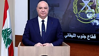 الصورة من صفحة الرئاسة اللبنانية، الرئيس اللبناني جوزاف عون يلقي خطابًا بمناسبة عيد الإستقلال، جنوب لبنان الجمعة 21 تشرين الثاني/نوفمبر 2025.