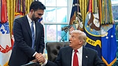 ABD Başkanı Donald Trump ve New York Belediye Başkanı Zohran Mamdani, Beyaz Saray, Washington, 21 Kasım 2025.