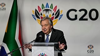 UN chief António Guterres calls on G20 leaders to tackle trade inequalities