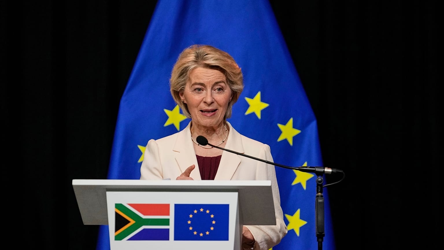 Ursula von der Leyen bizottsági elnök a G20 dél-afrikai tanácskozásán