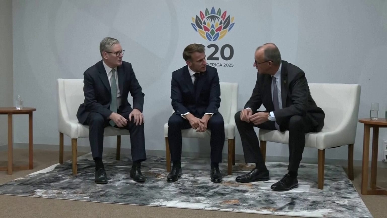 South Africa G20 Macron Merz Starmer, 22 November 2025 - Johannesburg.