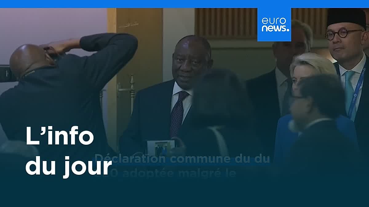 L’info du jour | 23 novembre 2025 - Matin