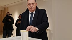 Ο Milorad Dodik ψηφίζει, Βοσνία-Ερζεγοβίνη, 23.11.2025.