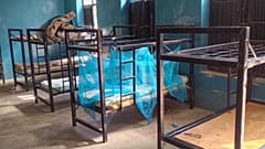 the dormitories of St. Mary's Catholic Primary and Secondary School after gunmen abducted children