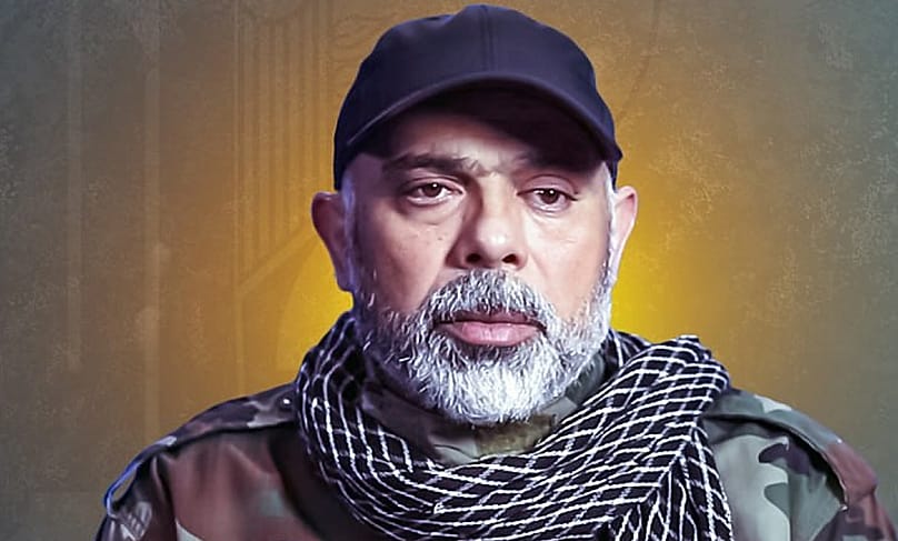 تُظهر هذه الصورة غير المؤرخة، التي نشرها الإعلام الحربي التابع لحزب الله يوم الأحد 23 تشرين الثاني/نوفمبر 2025، رئيس أركان الحزب هيثم الطبطبائي.