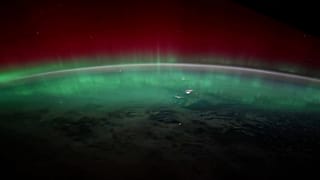 Nasa astronaut Zena Cardman captured the glow of the Northern Lights, 