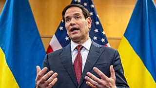 وزير الخارجية الأميركي ماركو روبيو في جنيف، سويسرا، يوم الأحد، 23 تشرين الثاني/نوفمبر 2025.