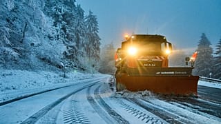 Wintereinbruch in Deutschland