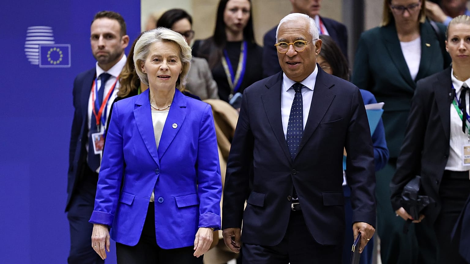 Ursula von der Leyen and António Costa.