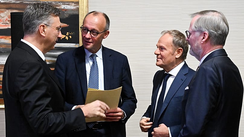 EU leaders gathered on Monday in Luanda, Angola.