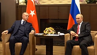 İki liderin 29 Eyl 2021 tarihli görüşmesinden bir kare