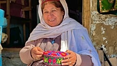 Hunza asszony Karimabadban
