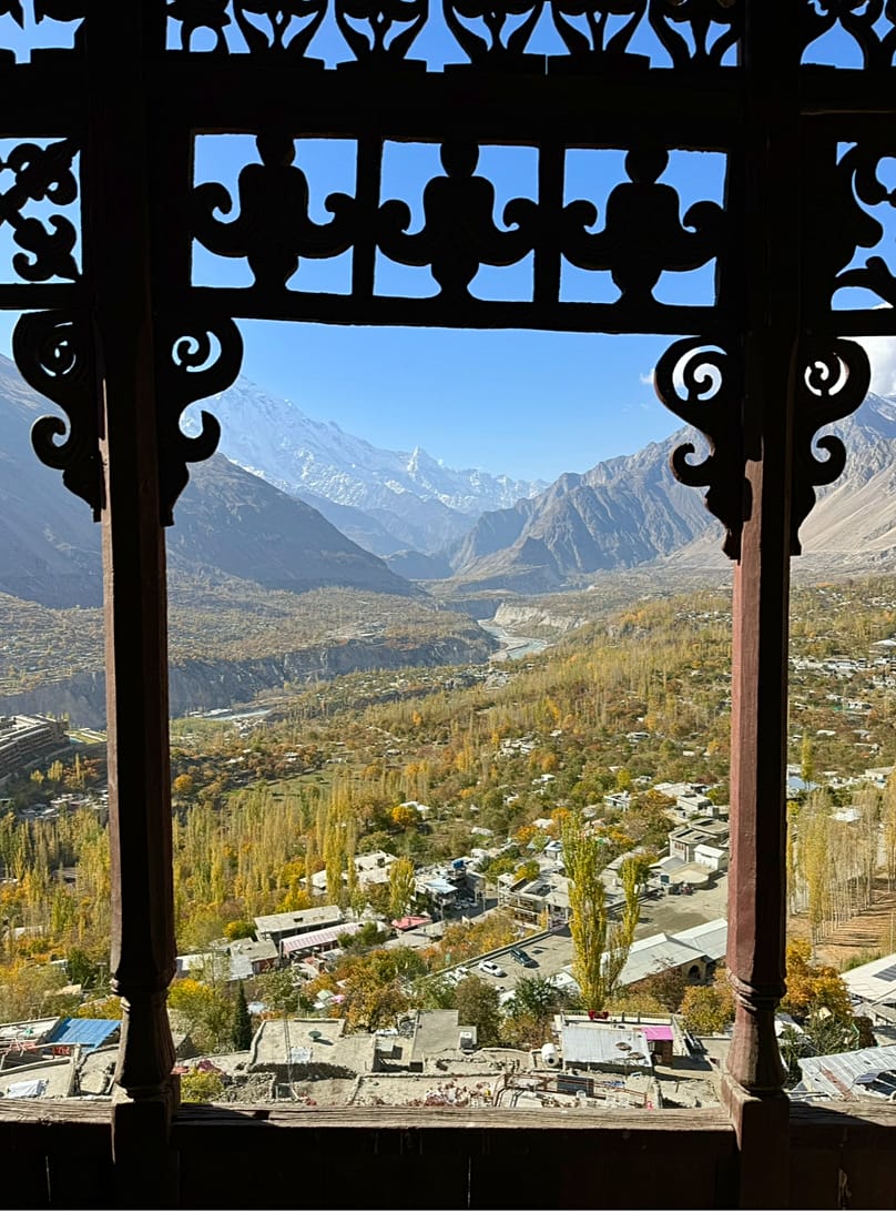 Kilátás az Altit erődből