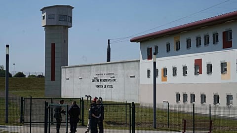 Das Gefängnis von Vendin-le-Vieil in Nordfrankreich, 14. Mai 2025. 