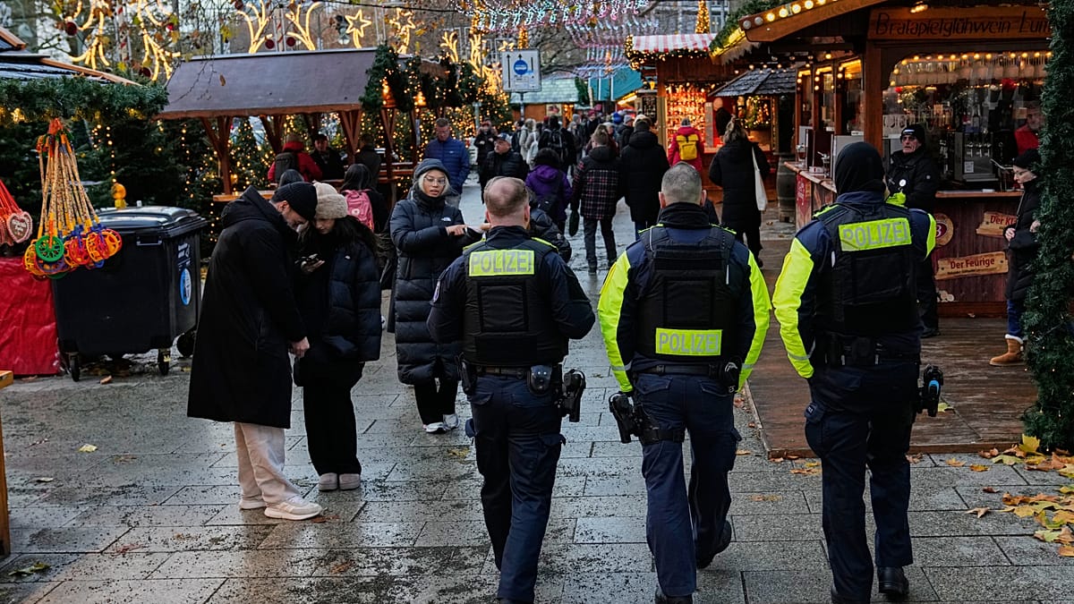 Video. Germany opens Christmas markets with tighter security