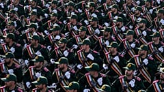 الحرس الثوري في عرض عسكري بطهران،  في 21 سبتمبر 2024.