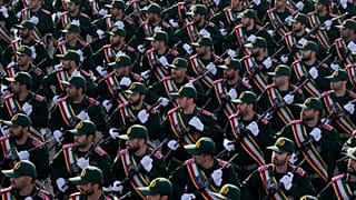 الحرس الثوري في عرض عسكري بطهران،  في 21 سبتمبر 2024.