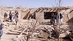 حملات ماه گذشته پاکستان به افغانستان