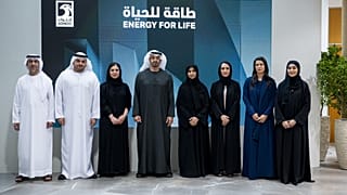 UAE President Sheikh Mohamed bin Zayed Al Nahyan with ADNOC board members.