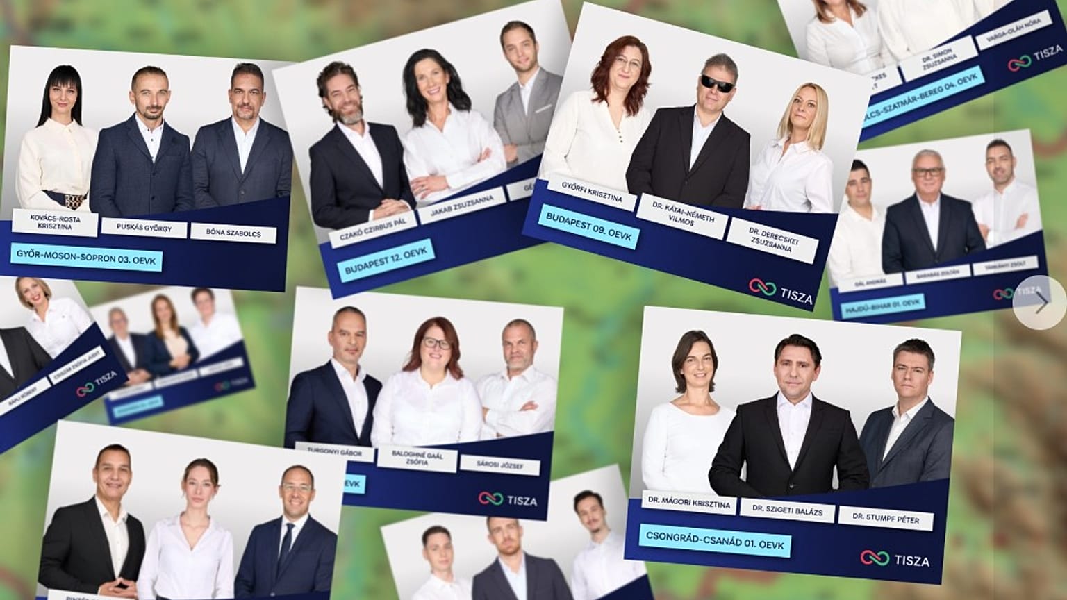 Tisza jelölt-jelöltek az első fordulóban 