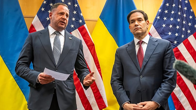 Ukrainians and Americans met in Geneva on Sunday.