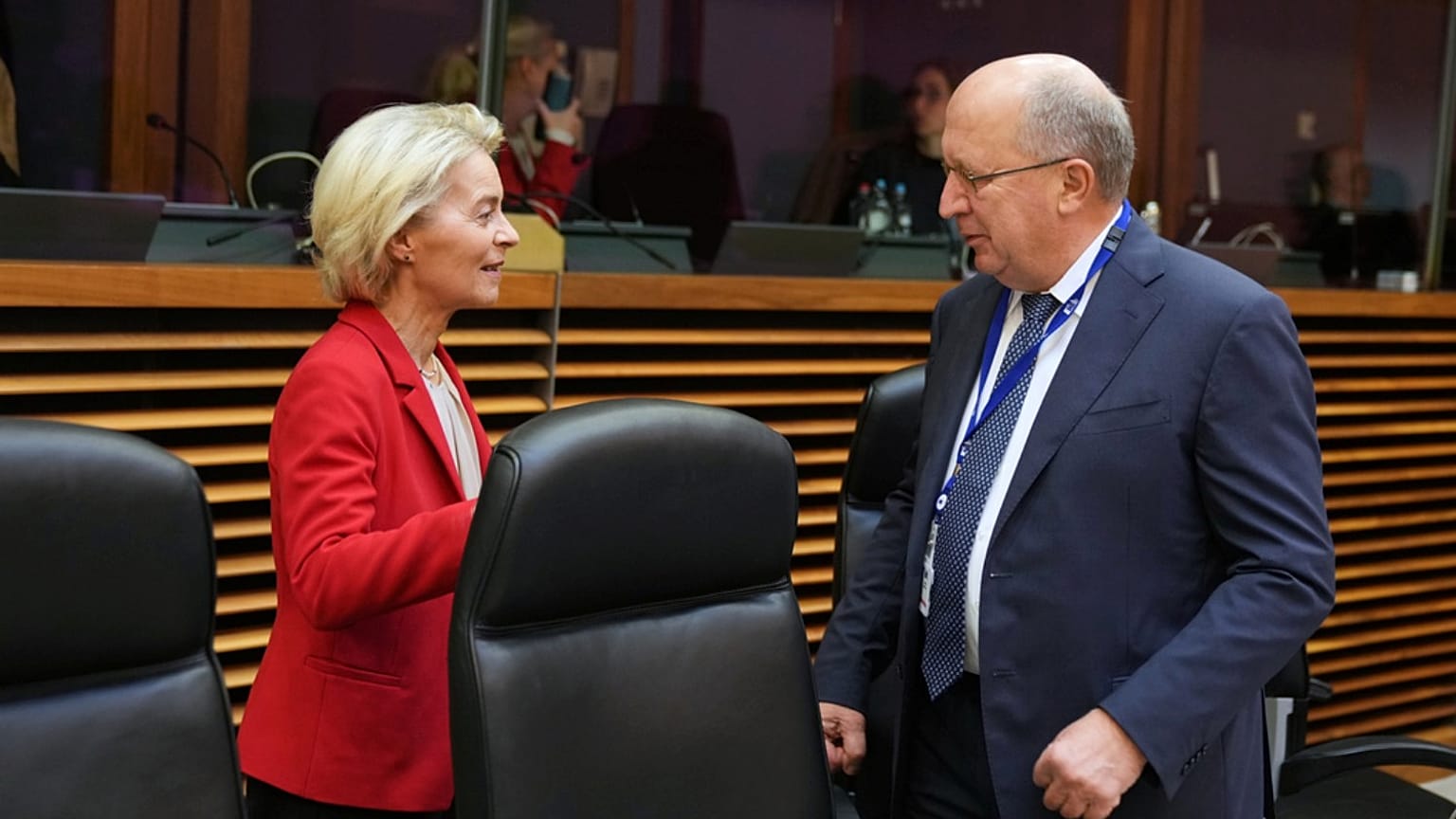 Ursula von der Leyen ve Andrius Kubilius