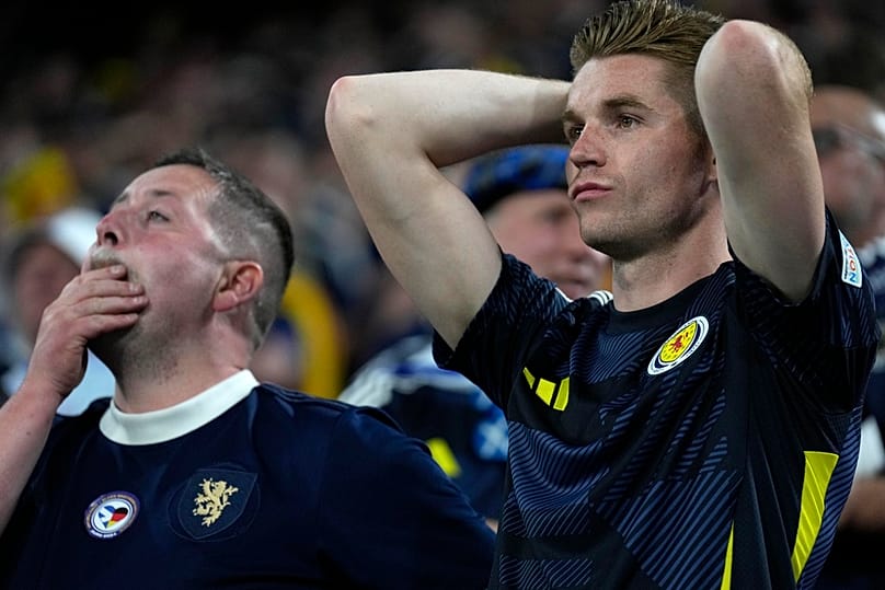 A 2024-es Eb-n a skót szurkolók szomorkodhattak a magyarok elleni vereség után – képünk illusztráció