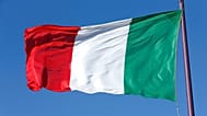 FILE: An Italian flag waves during a bilateral meeting between Italy and Russia, in Trieste, Italy, Tuesday, Nov. 26, 2013