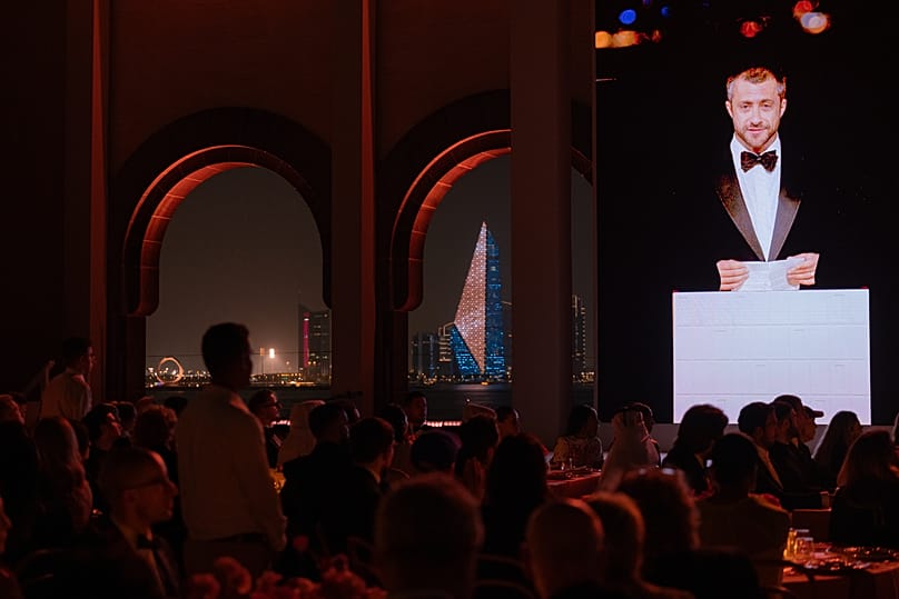 Francesco Carrozzini at the Franca Fund Gala in Doha, 23 November 2025