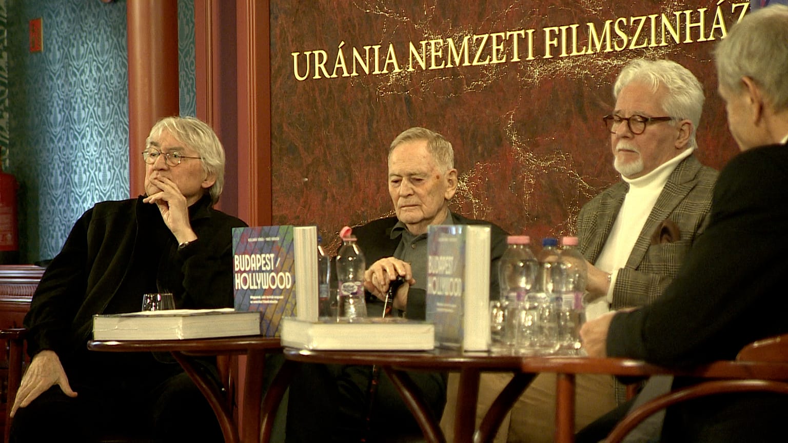 Koltai Lajos, Szabó István és Rófusz Ferenc a könyv bemutatóján