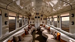 Imagen de cómo será el interior del tren.