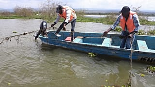 Rising lake waters cause misery for people forced to live in flooded homes in Kenya