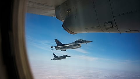 Fotónk illusztráció: a román légierő F-16 vadászgépei