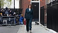 Britain's Chancellor of the Exchequer Rachel Reeves departs 11 Downing Street with her ministerial red box before her Budget speech in London.  26 November 2025