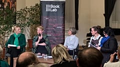 Bognár Anna színésznő, Hüvös Ágnes, a magyar Amnesty International elnöke, Sziklainé Lengyel Zsófia szerző, Klacsmann Borbála holokausztkutató, Oláh Andrea rádiós újságíró