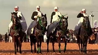 An equestrian festival in a western Libyan city goes international