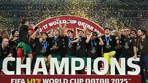 Portugal’s young stars celebrate U-17 glory.