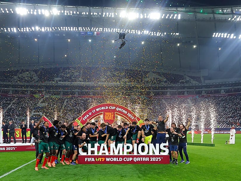 Portugal’s young stars celebrate U-17 glory.
