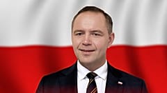 Il Presidente polacco Karol Nawrocki in un'intervista a Euronews. 