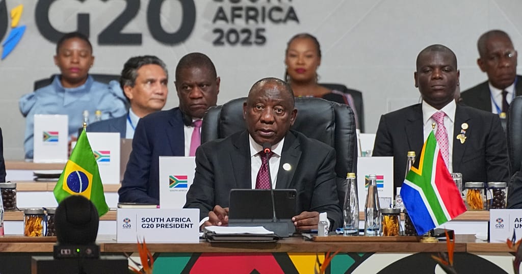 Ramaphosa blasts Trump for blocking South Africa from next year's G20 summit