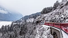 Le Glacier Express en hiver