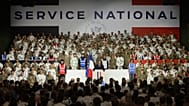 Le président français Emmanuel Macron a dévoilé un nouveau service militaire national lors d'un discours devant l'armée à la base militaire de Varces, le 27 novembre 2025.