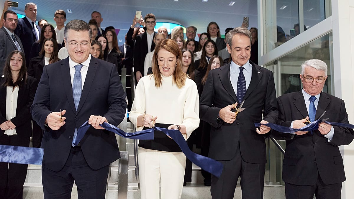 Roberta Metsola à Athènes pour inaugurer l'Europa Experience Center