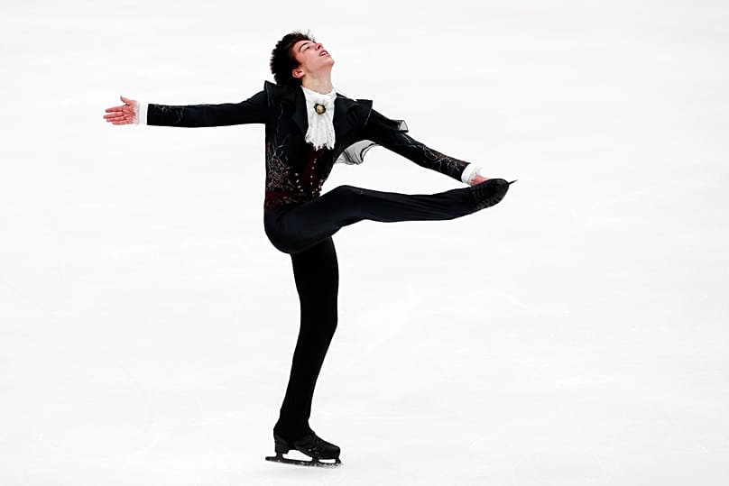 Петр Гуменник на Гран-при в Москве. Ноябрь 2020 года