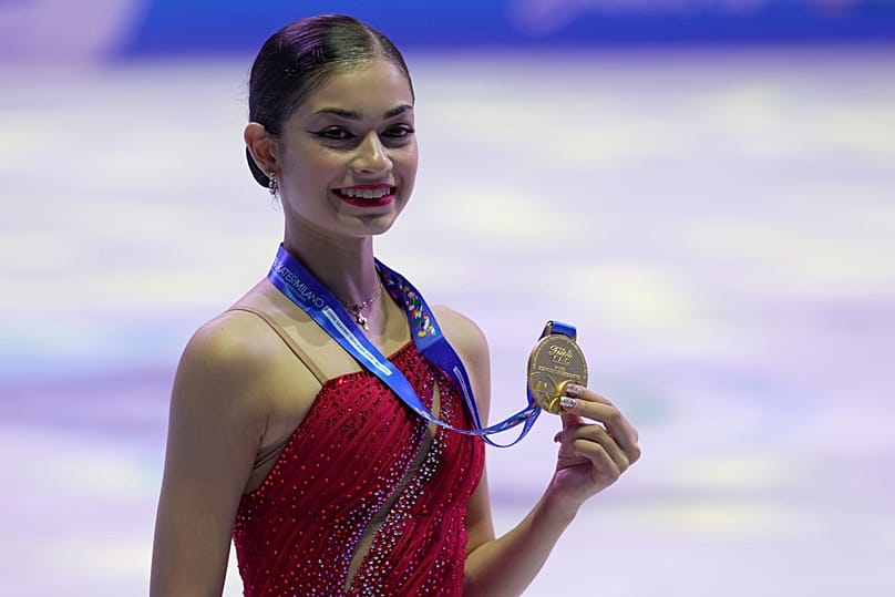 Аделия Петросян выиграла отборочный турнир на ОИ-2026, прошедший в Пекине. Сентябрь 2025 года