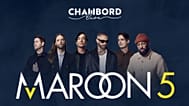 Le groupe Maroon 5 fait un passage en France au château de Chambord (Loir-et-Cher).