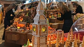 London's iconic landmarks recreated in gingerbread at charity exhibition