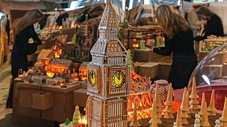 London's iconic landmarks recreated in gingerbread at charity exhibition
