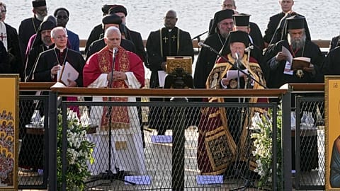 Pope Leo XIV and Patriarch Bartholomew I